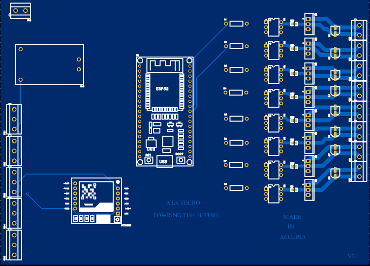 Carte électronique de sécurité A.I.S TECHO
