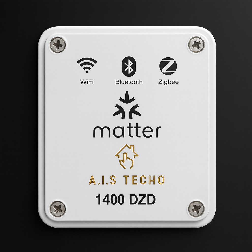 Smart Switch A.I.S TECHO - Support Matter, WiFi, Bluetooth, Zigbee